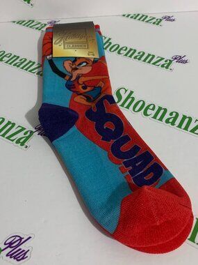 Headgear Classics Socks Space Jam Lola Looney Tunes Tune Squad Mens Size 5 - 8